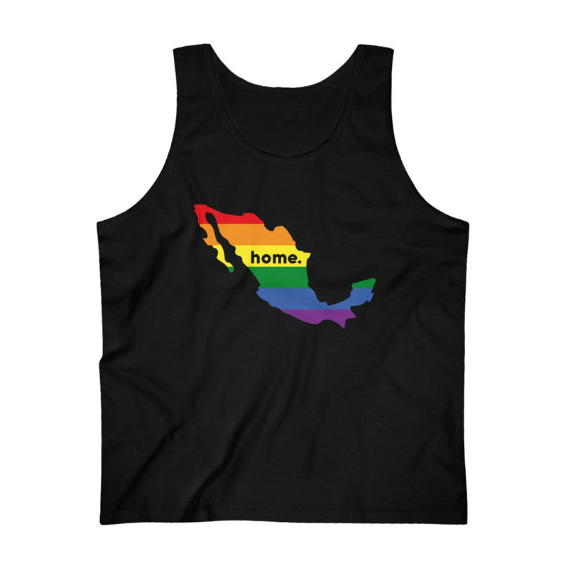 Men's Flag Map Home Pride Tank Mexico