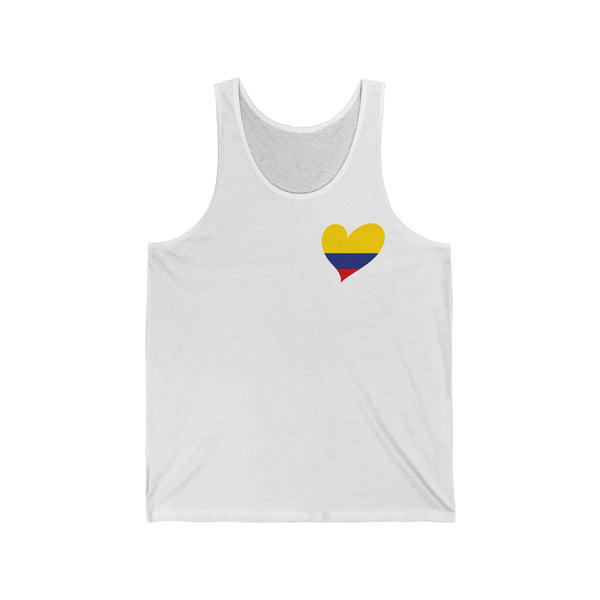 Women's Flag Heart Tank Colombia