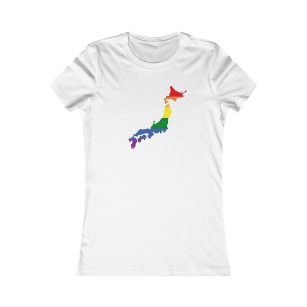 Women's Flag Map Pride T-Shirt Japan