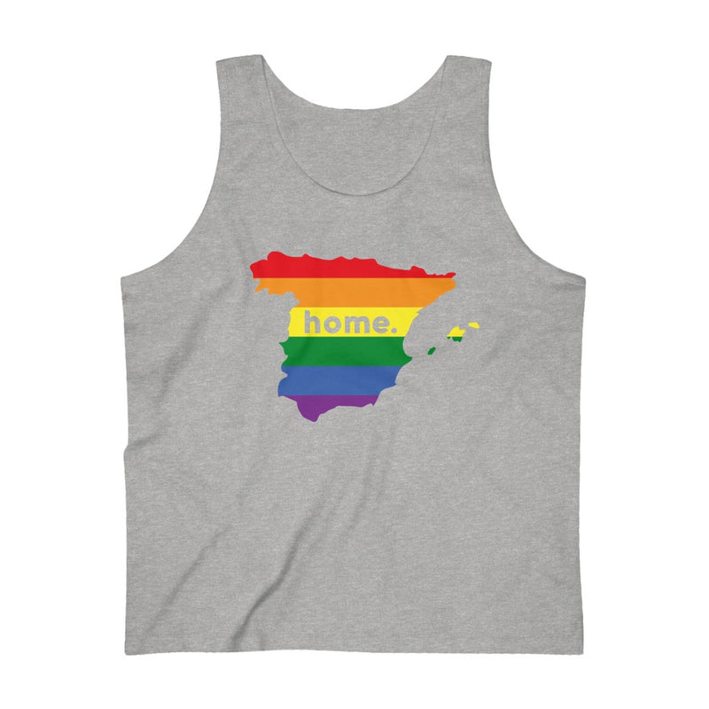 Men's Flag Map Home Pride Tank Spain