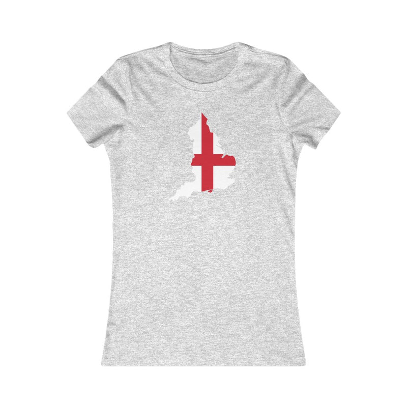 Women's Flag Map T-Shirt England