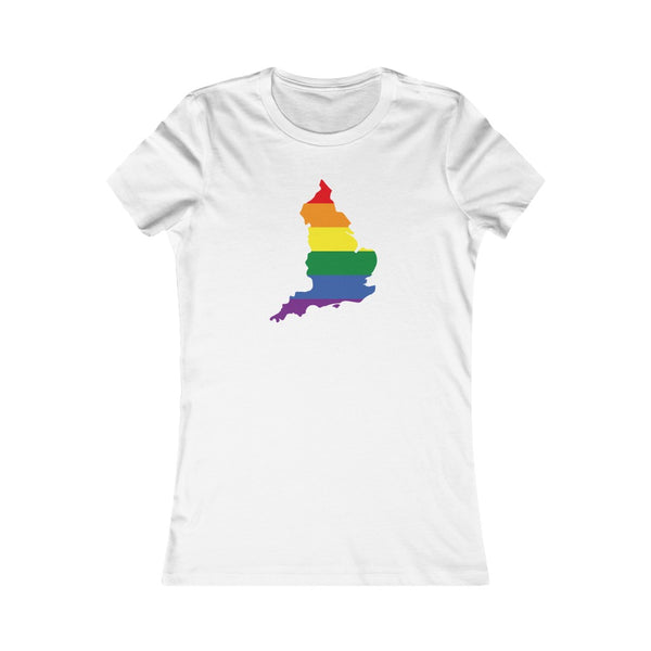 Women's Flag Map Pride T-Shirt England