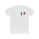 Men's Flag Heart T-Shirt Italy