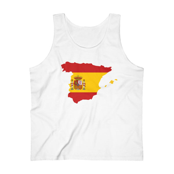 Men's Flag Map Tank Spain