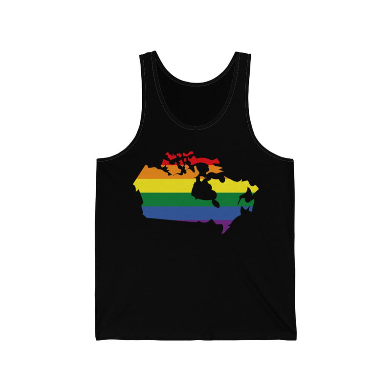 Women's Flag Map Pride Tank Canada