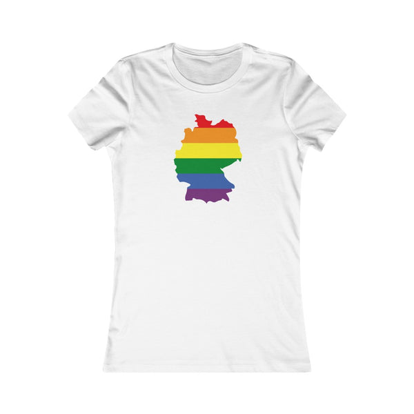Women's Flag Map Pride T-Shirt Germany