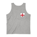 Men's Flag Heart Tank England