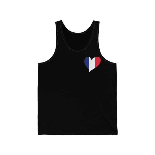 Women's Flag Heart Tank France