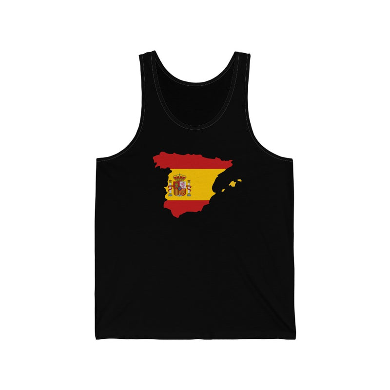 Women's Flag Map Tank Spain