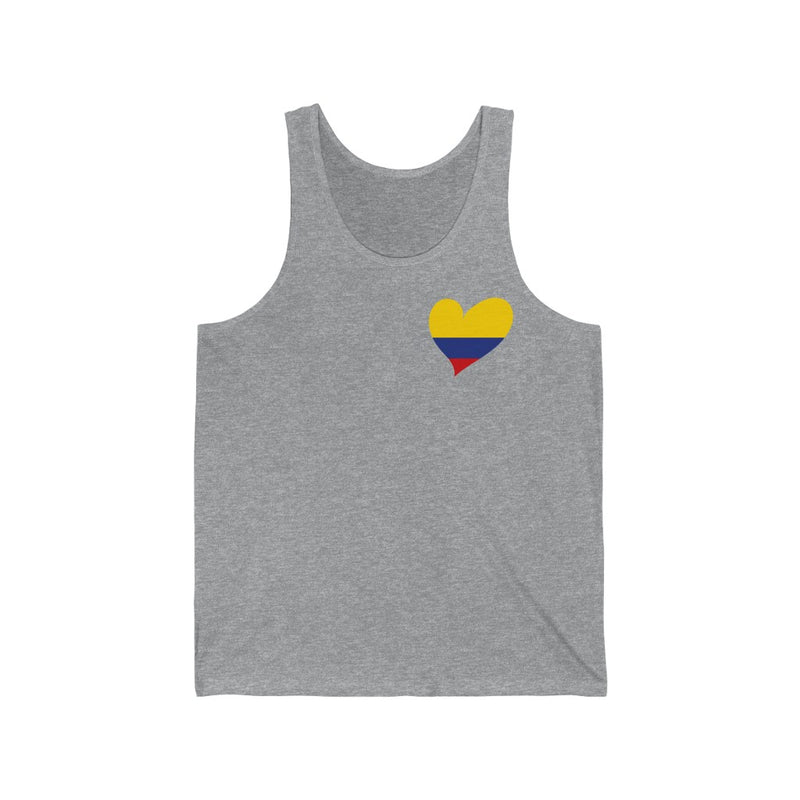 Women's Flag Heart Tank Colombia