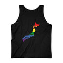 Men's Flag Map Home Pride Tank Japan