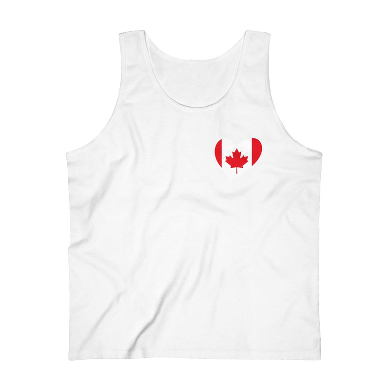 Men's Flag Heart Tank Canada