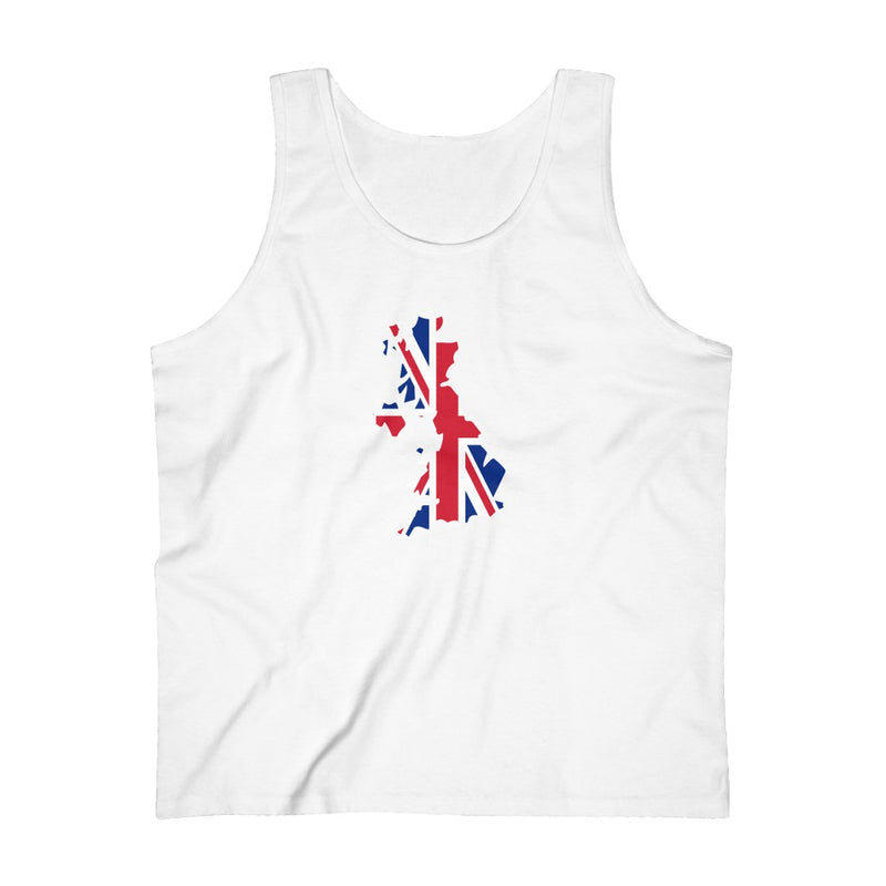 Men's Flag Map Tank United Kingdom