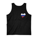 Men's Flag Heart Tank Russia