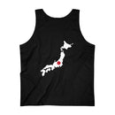 Men's Flag Map Tank Japan