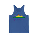 Women's Flag Map Pride Tank Russia