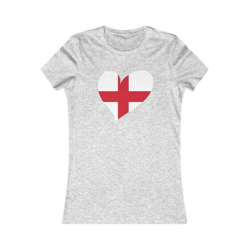 Women's Big Heart T-Shirt England