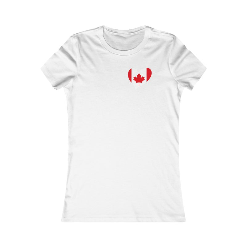 Women's Flag Heart T-Shirt Canada