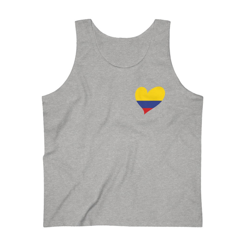 Men's Flag Heart Tank Colombia