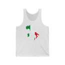 Women's Flag Map Tank Italy