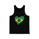 Women's Big Heart Tank Brazil