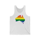 Women's Flag Map Pride Tank Australia