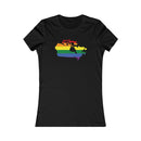 Women's Flag Map Pride T-Shirt Canada