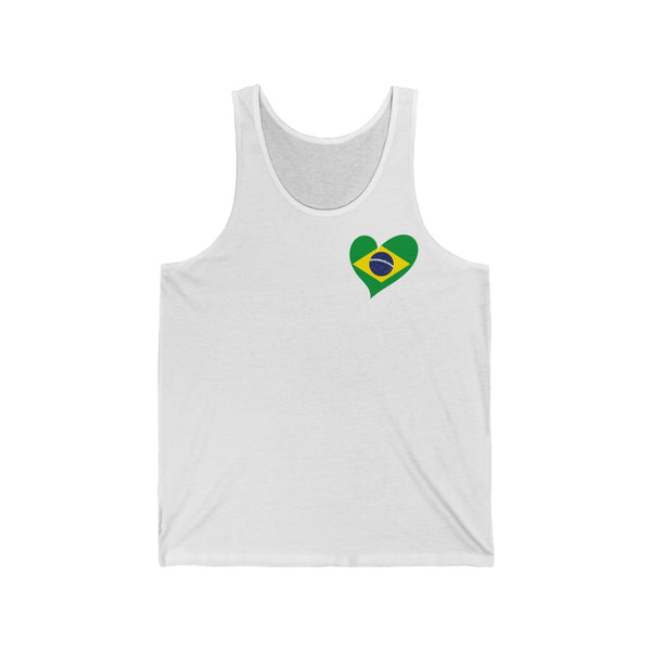 Women's Flag Heart Tank Brazil