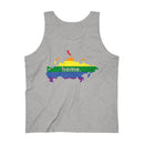 Men's Flag Map Home Pride Tank Russia