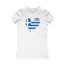 Women's Big Heart T-Shirt Greece