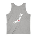 Men's Flag Map Tank Japan