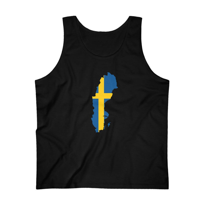 Men's Flag Map Tank Sweden