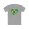 Men's Big Heart T-Shirt Brazil