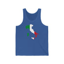 Women's Flag Map Tank Italy