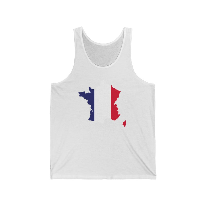 Women's Flag Map Tank France