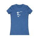 Women's Flag Map T-Shirt Greece