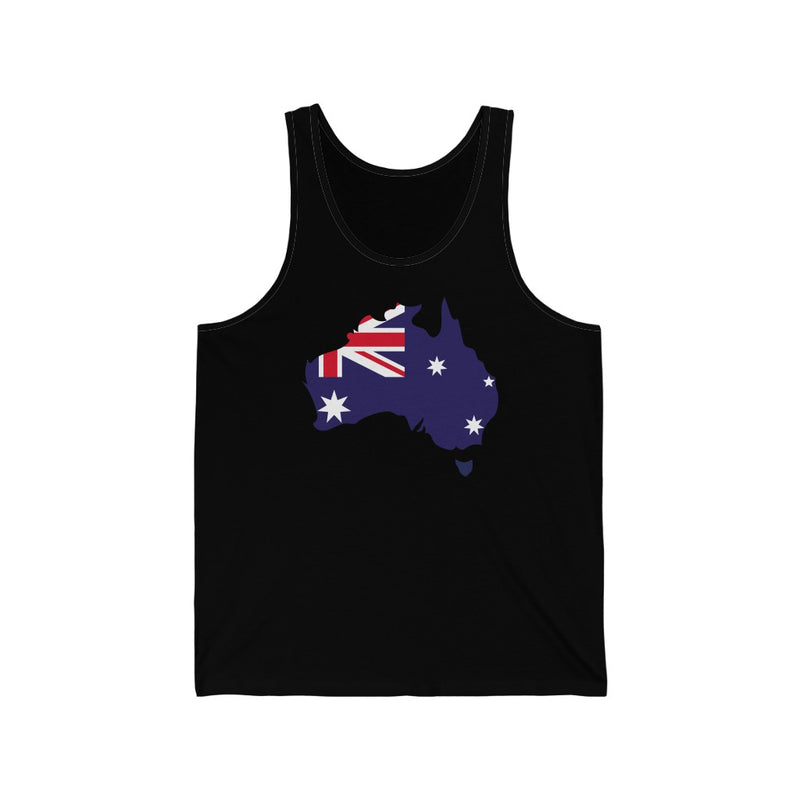 Women's Flag Map Tank Australia