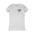 Women's Flag Heart T-Shirt Sweden