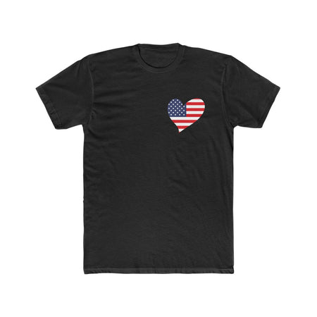 Men's Flag Heart T-Shirt USA
