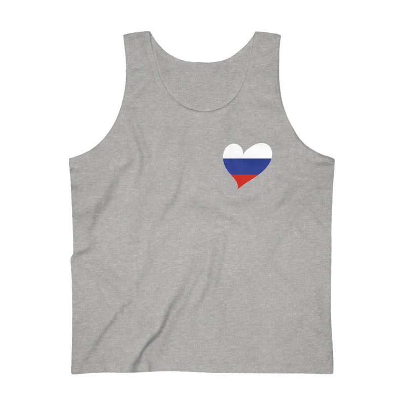 Men's Flag Heart Tank Russia