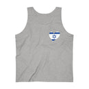 Men's Flag Heart Tank Israel