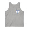 Men's Flag Heart Tank Israel