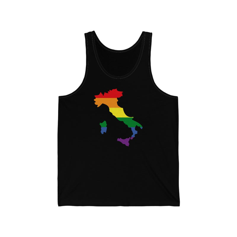 Women's Flag Map Pride Tank Italy