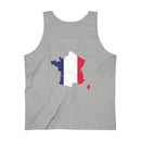 Men's Flag Map Tank France