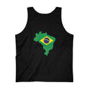 Men's Flag Map Tank Brazil