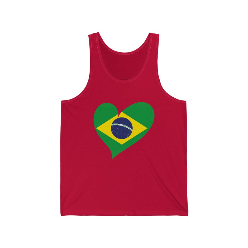 Women's Big Heart Tank Brazil