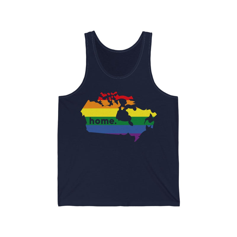 Women's Flag Map Home Pride Tank Canada