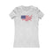 Women's Flag Map T-Shirt USA