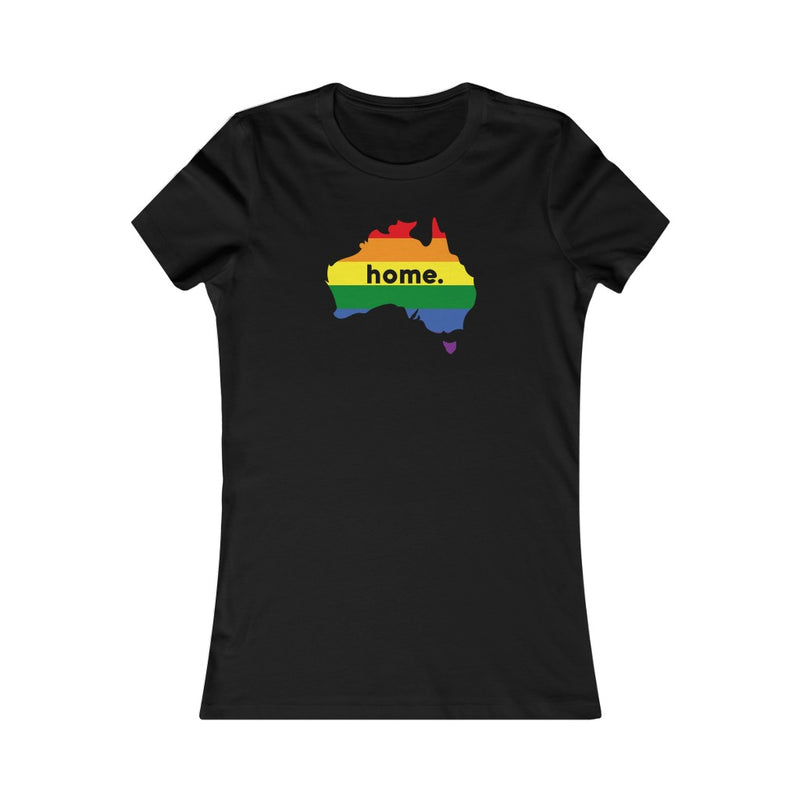 Women's Flag Map Home Pride T-Shirt Australia