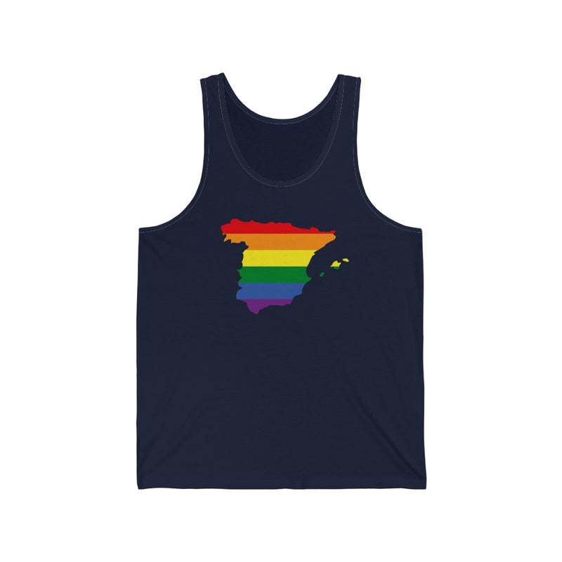 Women's Flag Map Pride Tank Spain